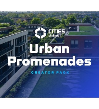Cities: Skylines II - Creator Pack: Urban Promenades DLC Steam Key GLOBAL